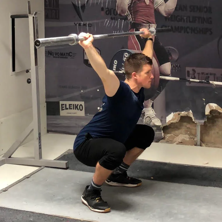 Maintain Control and Position Overhead Squat Bottom
