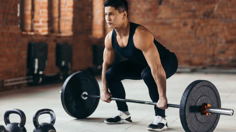 setup for clean deadlift 