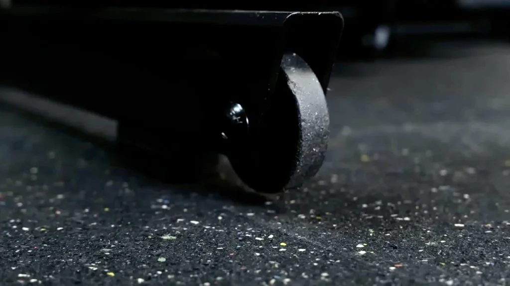 Heavy duty wheels on the NordicTrack EXP series treadmills.