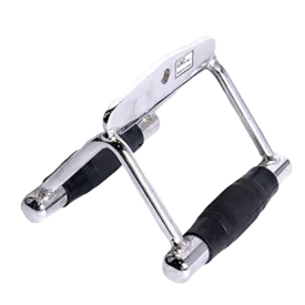 CAP Barbell Deluxe Double D Handle with Rubber Handgrips