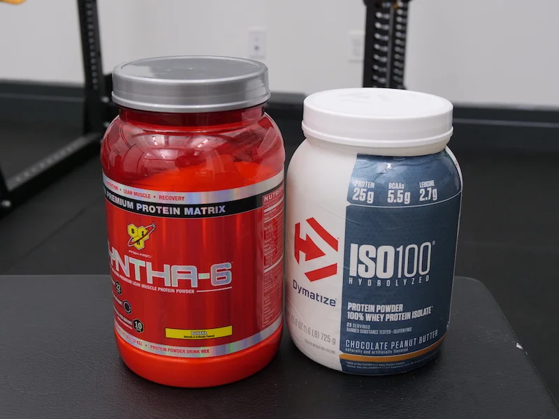 Syntha 6 and Iso 100