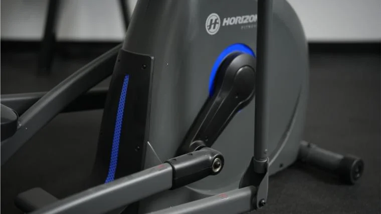 The flywheel on the Horizon EX-59-Elliptical.