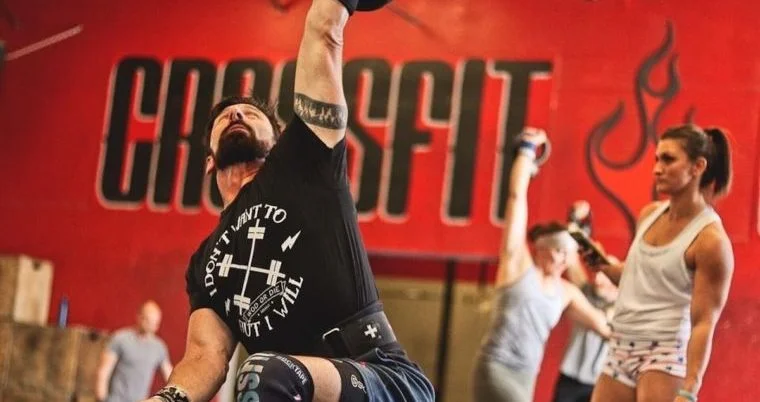 Athlete Bill Grundler Working Out