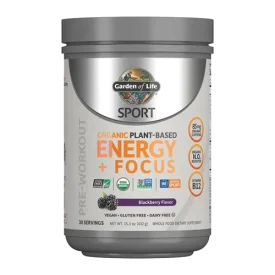 Garden of Life Sport Organic Plant-Based Energy + Focus