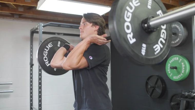 Jake Power Cleaning with the Rogue Echo Bumper Plates