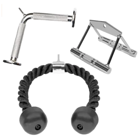A2ZCARE Combo Tricep Press Down Cable Attachment