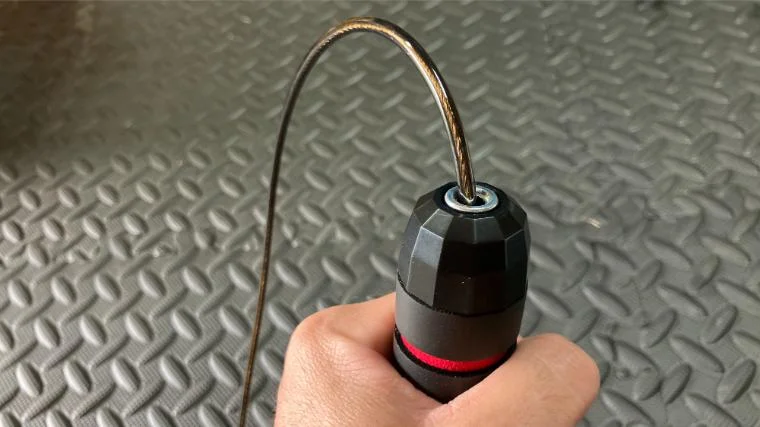 The rotation system on the DEGOL Skipping Rope with Ball Bearings.