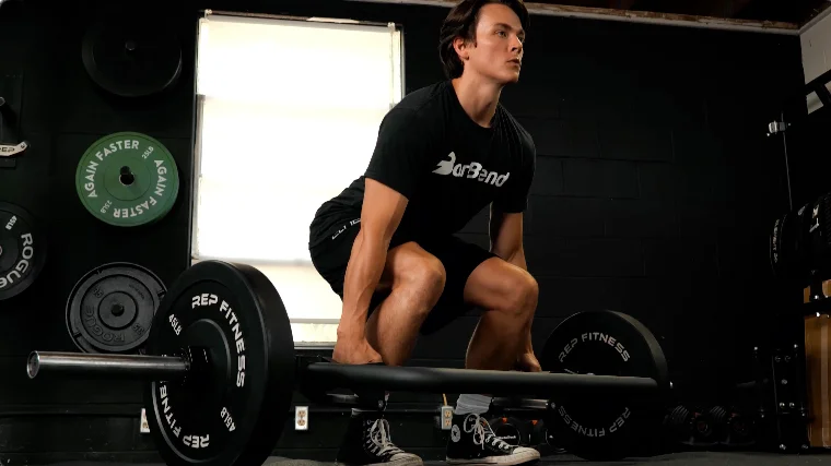 Jake Deadlifting with the REP Fitness Open Trap Bar