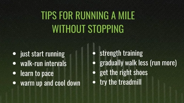 tips for running a mile