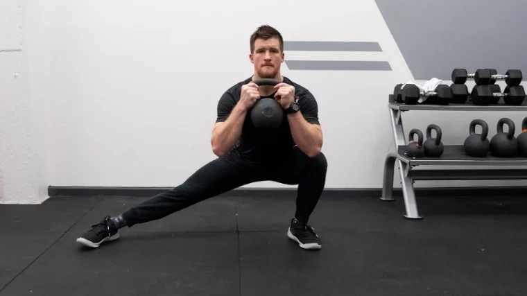 Cossack Squat Step 2