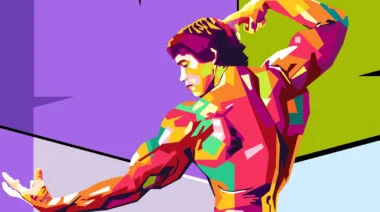 Illustration of Arnold Schwarzenegger