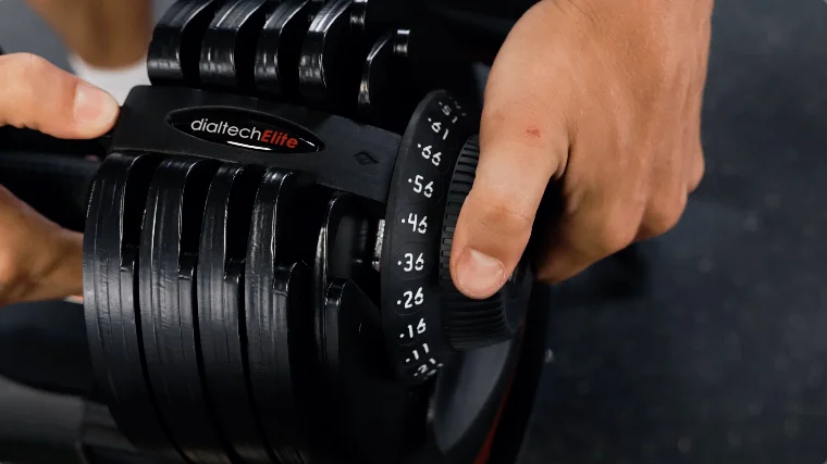 Adjusting the Ativafit Adjustable Dumbbells