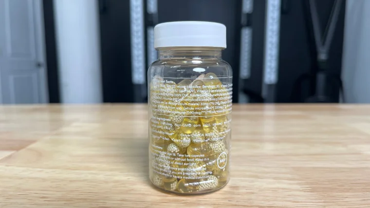 Ritual Essential Women's 50+ Multivitamin bottle.