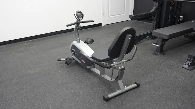 The Sunny Health and Fitness Essential Recumbent Bike