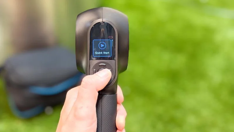 Controls on the Therabody Theragun Pro Massage Gun