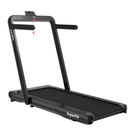 SuperFit 4.75HP 2 In 1 Folding Treadmill