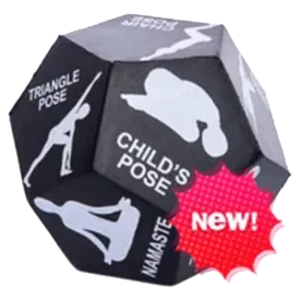 Series-8 Fitness 12-Sided Yoga Dice