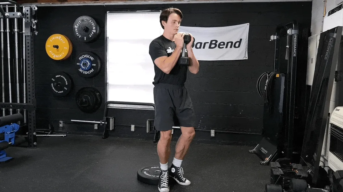 cyclist squat barbend movement gif masters 1