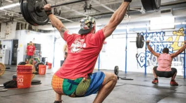 Deep overhead squats