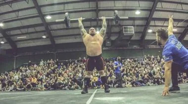 Eddie Hall performs Grace