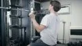 Barbend tester Jake Herod works out on a Force USA Trainer