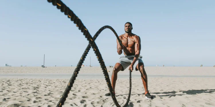 battle ropes beach